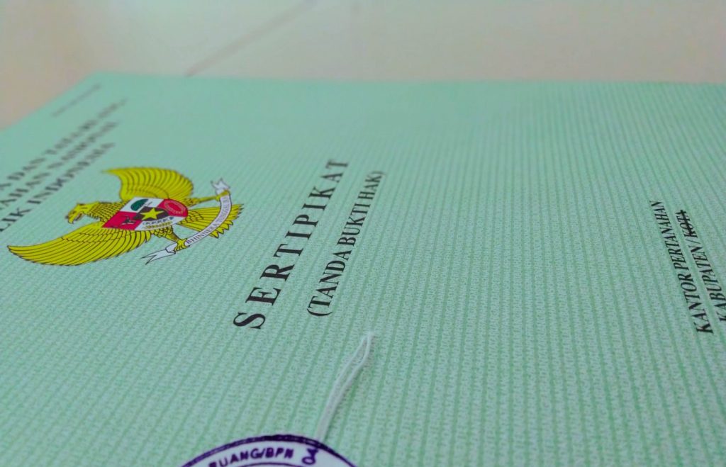 jenis sertifikat rumah